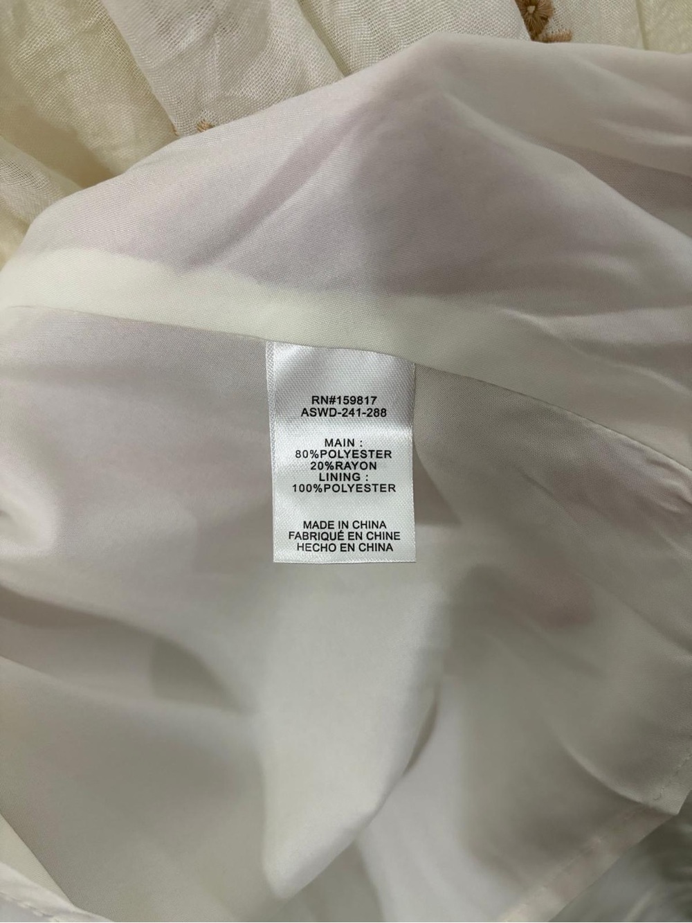 Altar'd State Cream Floral Smocked Maxi Dress with Tiered Skirt - Picture 12 of 12